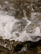 Βαπτιστικός Σταυρός για Κορίτσι MCS079 Χρυσός 14K Διπλής Όψεως με Λουστρέ & Σαγρέ Σχέδιο