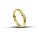 Μοντέρνες Βέρες Γάμου Χρυσές 3.5 mm Σαγρέ WR334