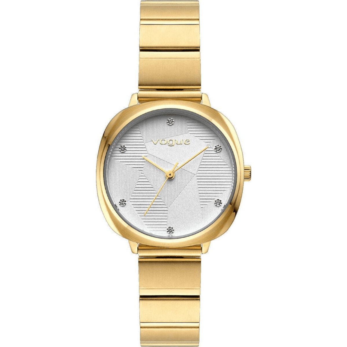 VOGUE Audrey Crystals Gold Stainless Steel Bracelet 814442 - themelidisjewels