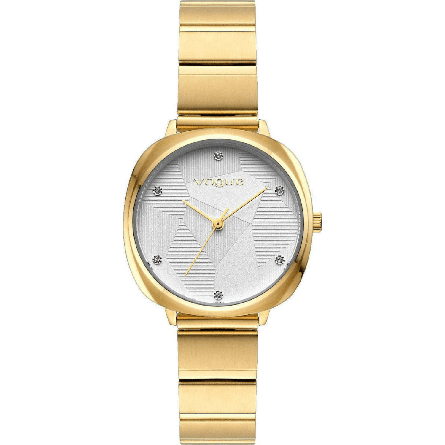 VOGUE Audrey Crystals Gold Stainless Steel Bracelet 814442 - themelidisjewels