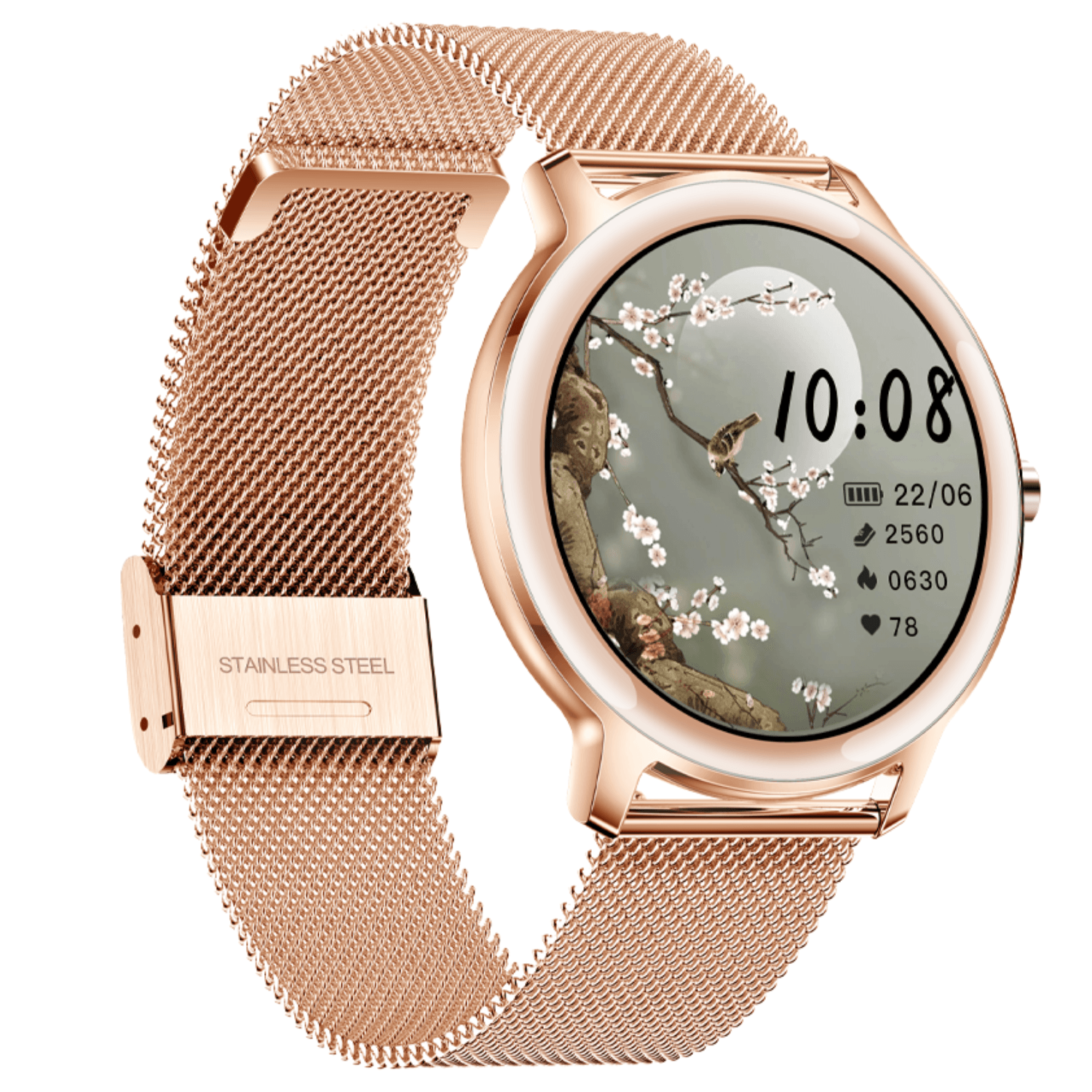 VOGUE Andromeda Smartwatch Rose Gold Steel Bracelet 2020950151