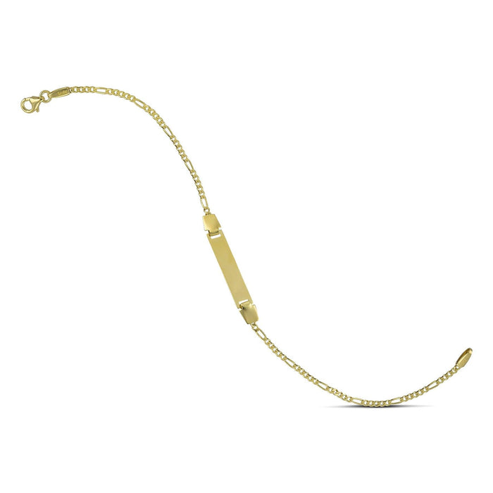 Χρυσό βραχιόλι ταυτότητα Κ9