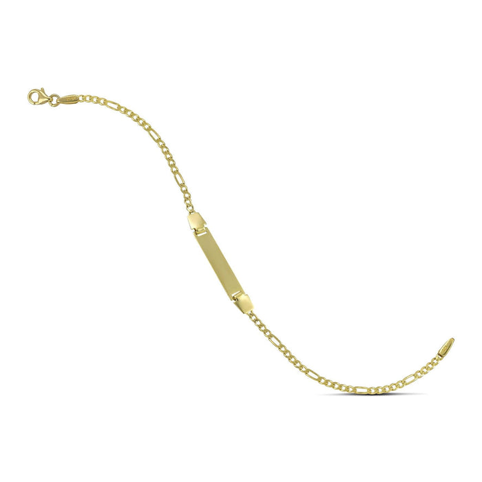 Χρυσό βραχιόλι ταυτότητα Κ9