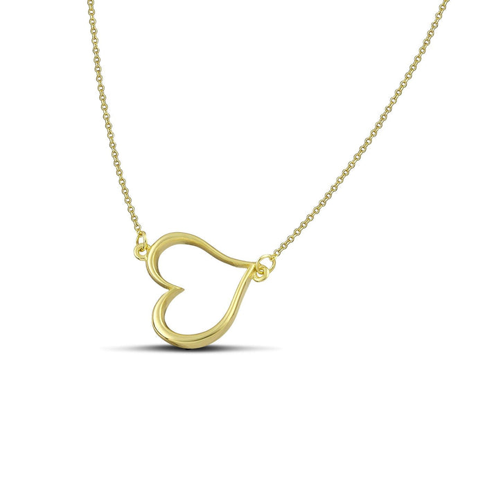 Χρυσό κολιέ Κ14 καρδιά NL5103.089