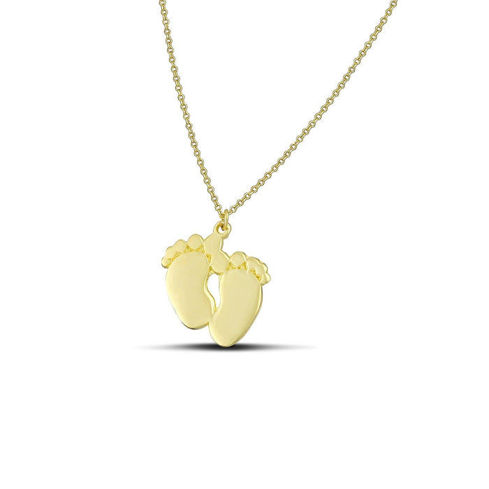 Χρυσό κολιέ Κ14 πατούσες